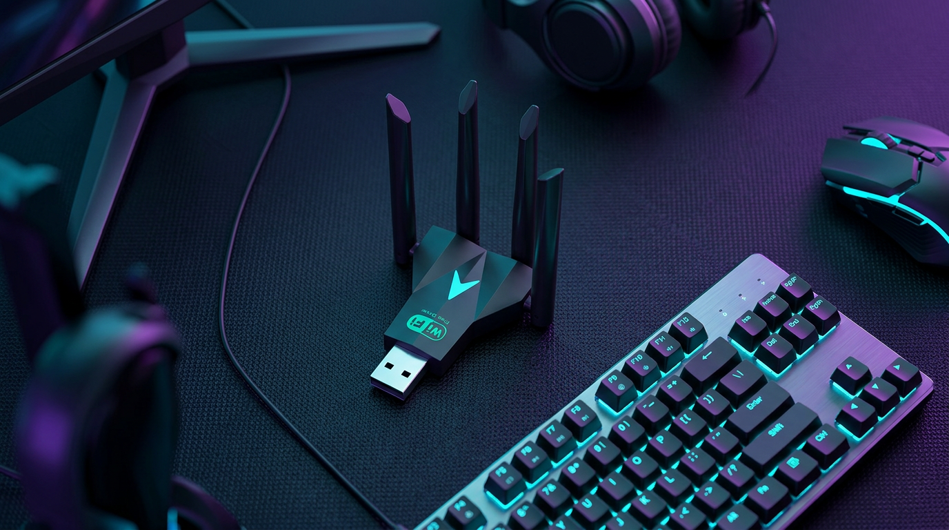 NetVortex adapter gaming shot