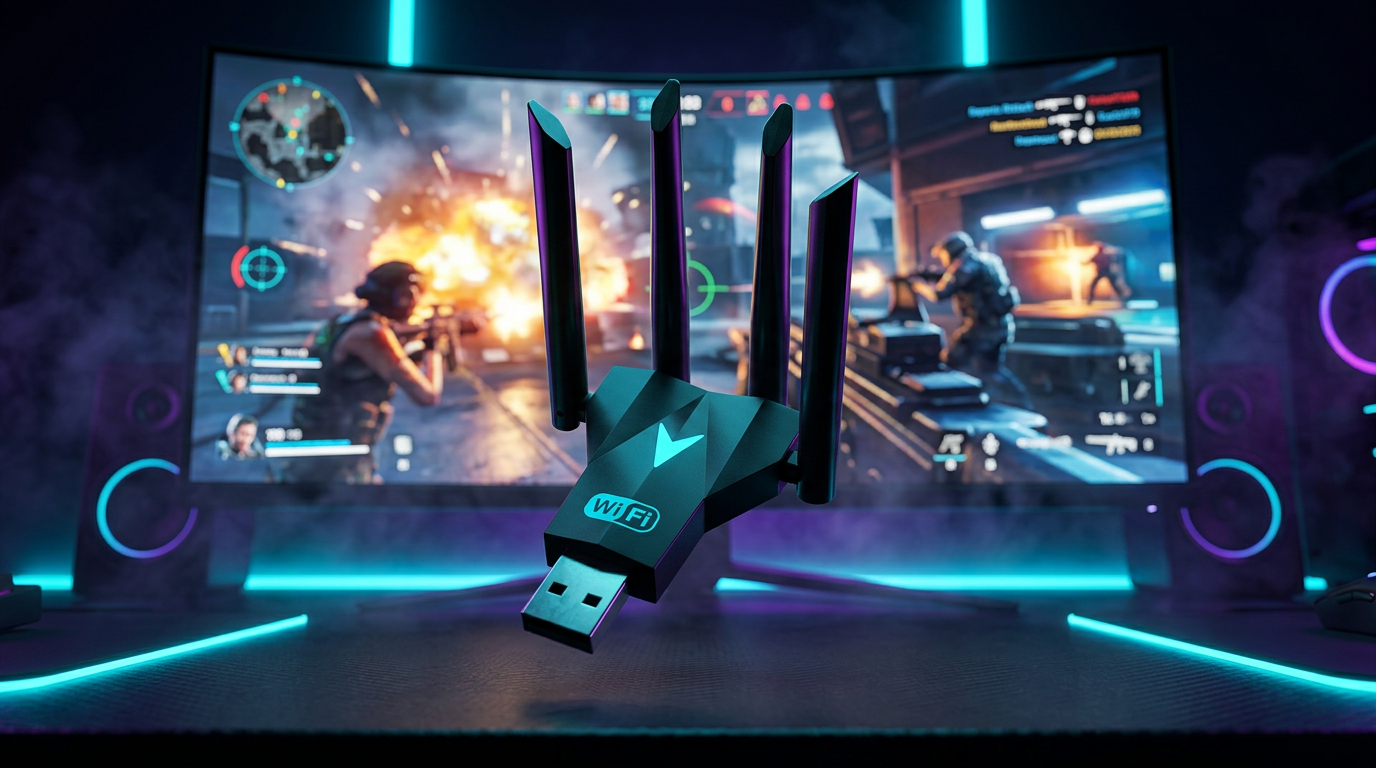 NetVortex adapter gaming shot